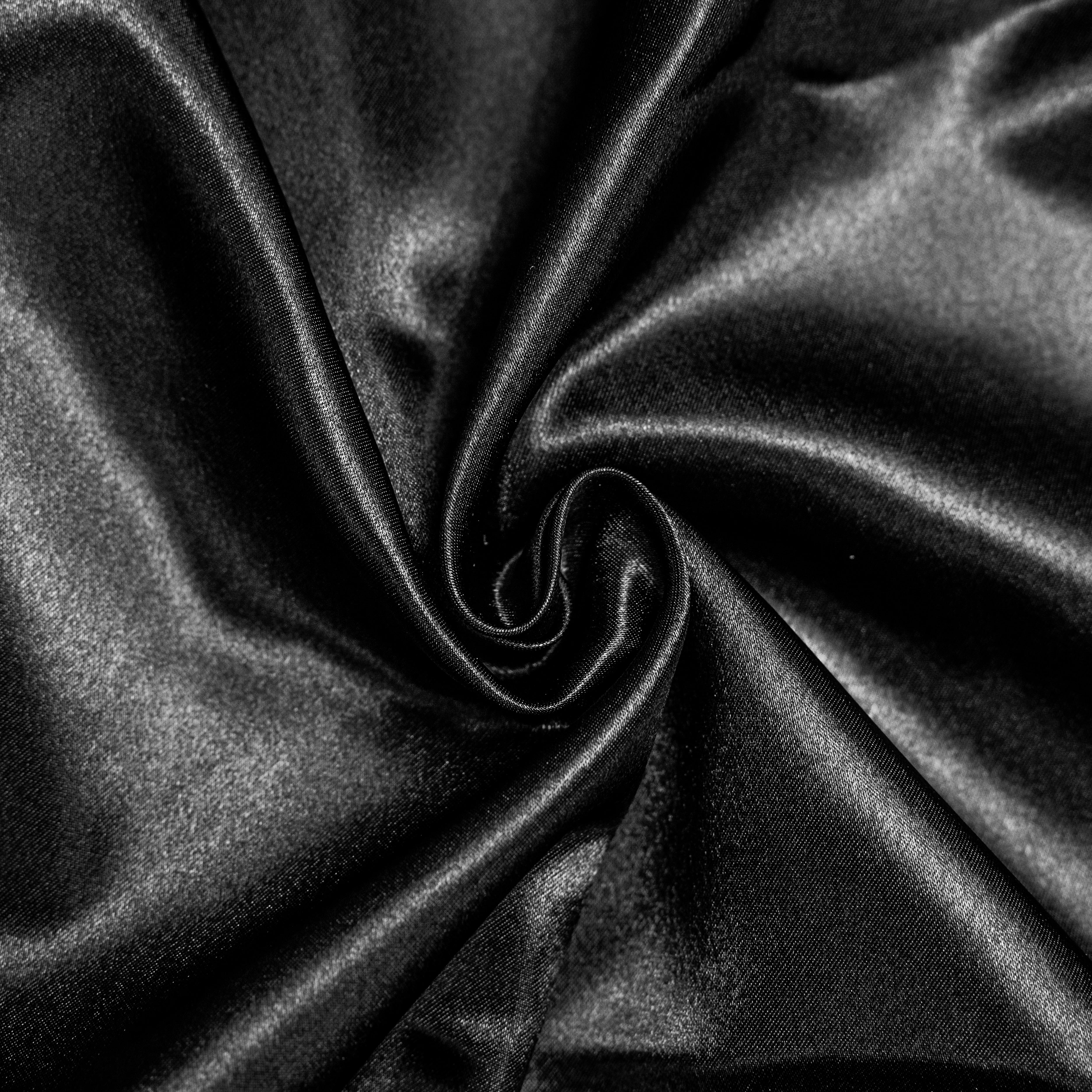 taie d'oreiller satin noir
