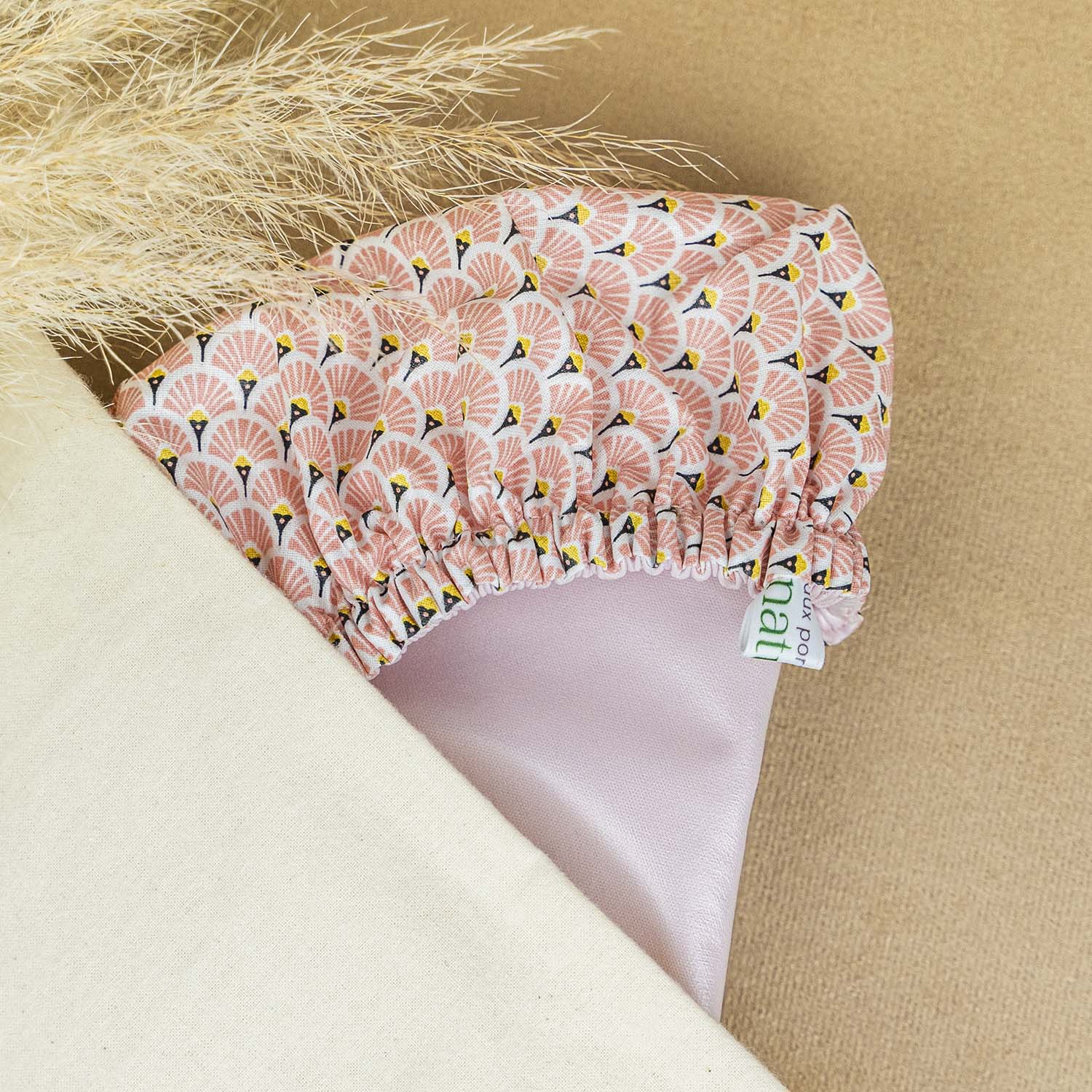 BONNET DE SOIN CHEVEUX ROSE