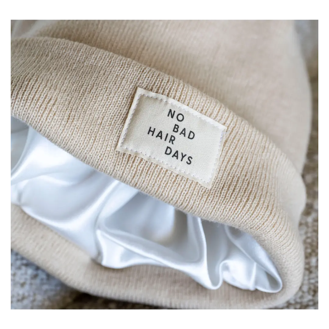 Bonnet d'hiver doublé satin