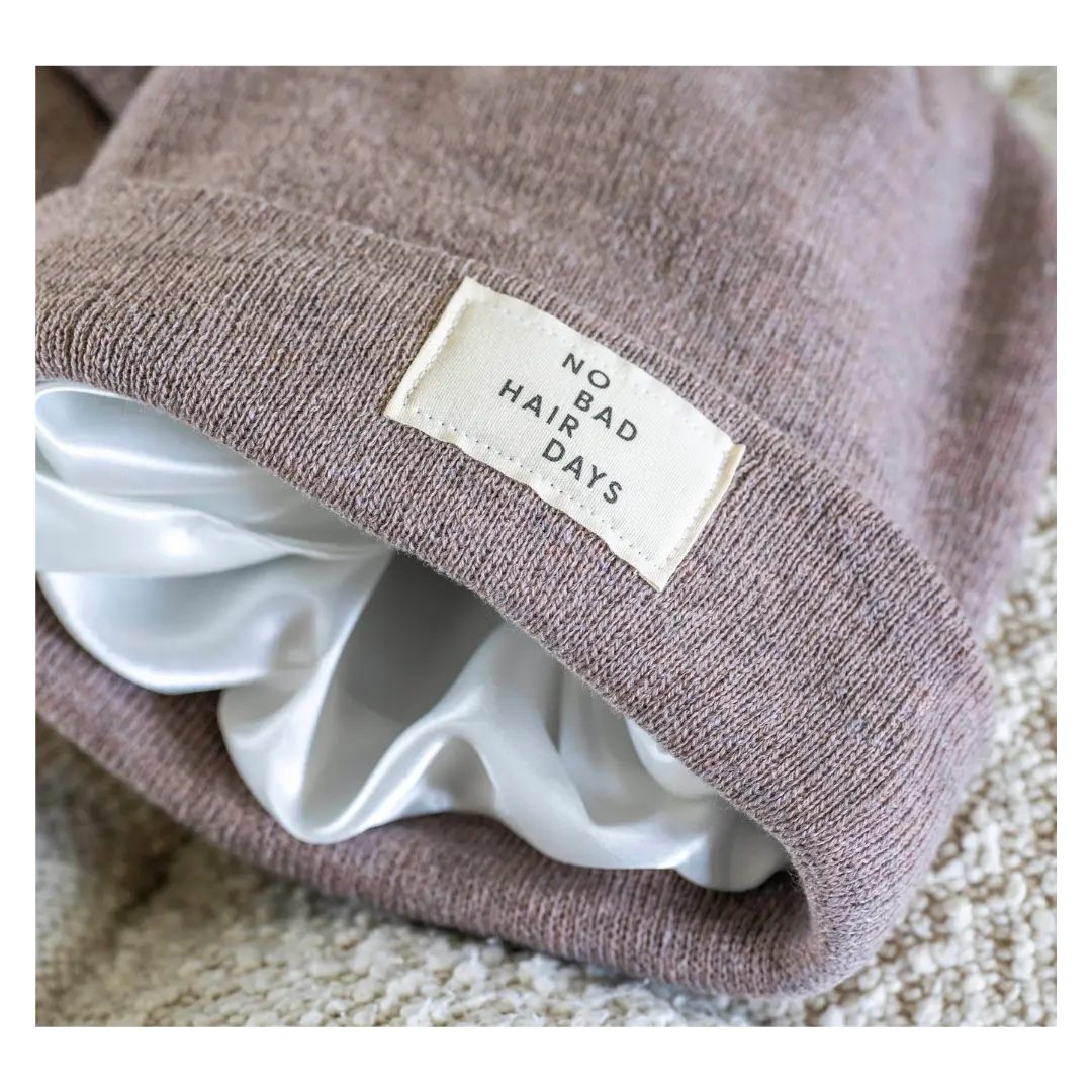 Bonnet d'hiver doublé satin