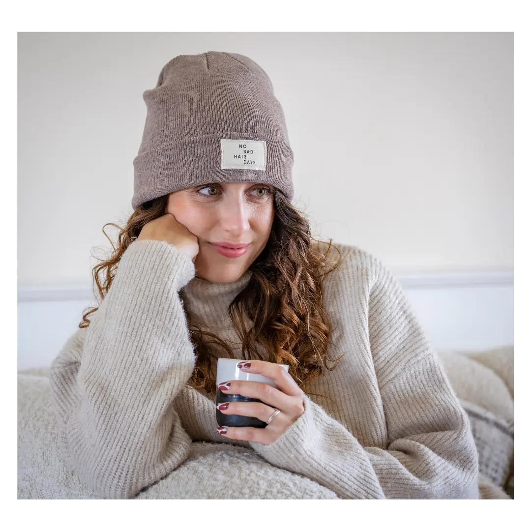 Bonnet d'hiver doublé satin