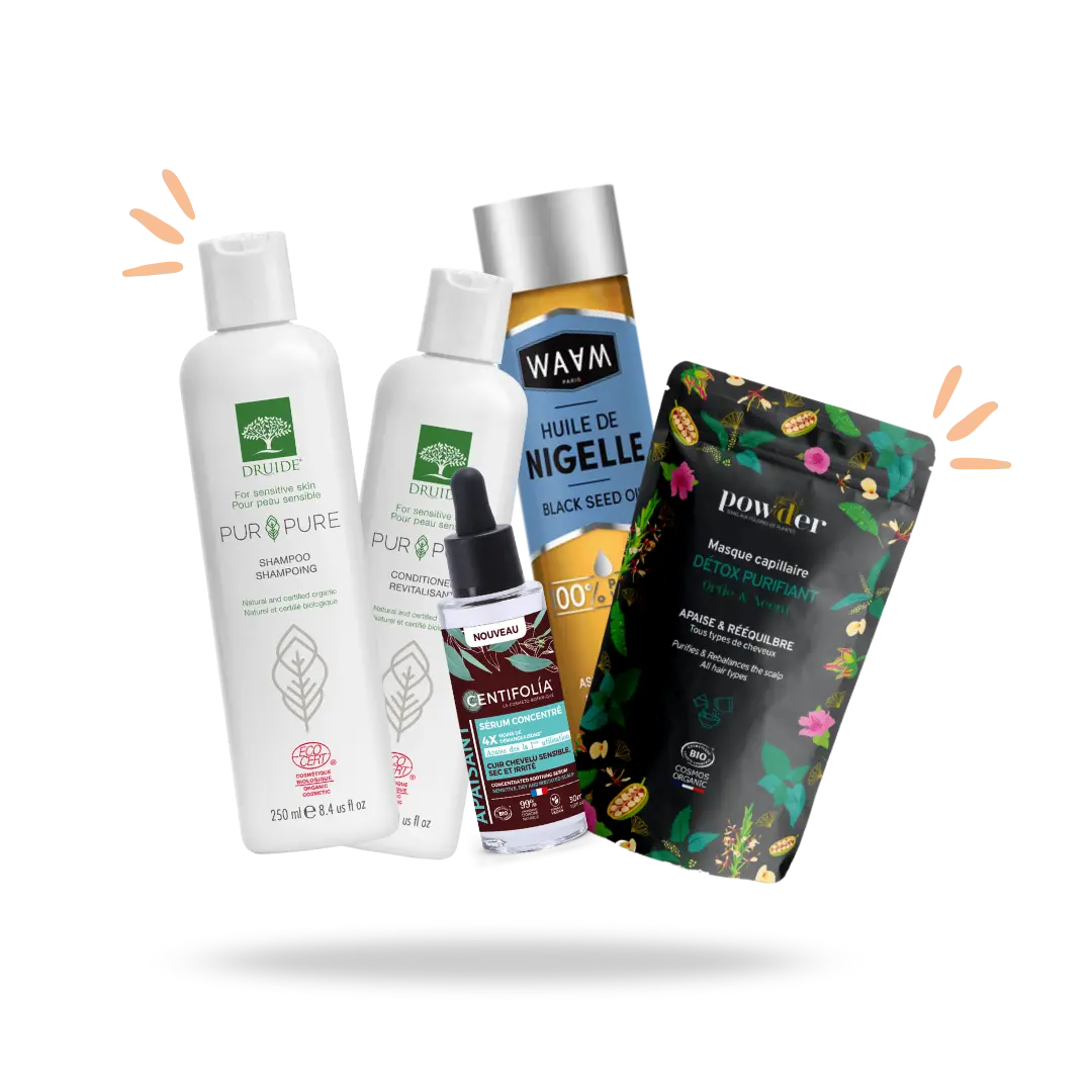 Routine ciblée : apaiser cuir chevelu sensible